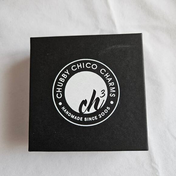 NWT Chico Charm Nonna Bracelet Set of 2 Crystal Purple handmade Pewter - Picture 3 of 7